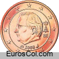Moneda de 2 centimos de Bélgica (2a edicion)