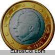Bélgica 1 euro coin (1a edition)