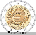 Moneda conmemorativa de Austria del a�o 2012