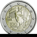 Moneda conmemorativa de Austria del a�o 2018