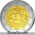 Belgium conmemorative coin of 2011