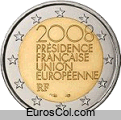 Moneda conmemorativa de Francia del a�o 2008