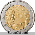 France conmemorative coin of 2010