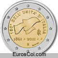 Moneda conmemorativa de Italia del a�o 2011