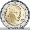Moneda conmemorativa de Italia del a�o 2019