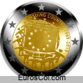 Luxembourg conmemorative coin of 2015