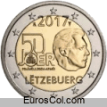 Luxembourg conmemorative coin of 2017