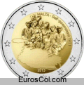 Malta conmemorative coin of 2013
