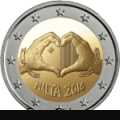 Moneda conmemorativa de Malta del a�o 2016