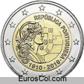 Moneda conmemorativa de Portugal del a�o 2010