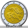 Moneda conmemorativa de Vaticano del a�o 2010
