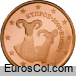 Chipre 1 euro cent coin (1a edition) Chipre 1 euro cent coin (1a edition)