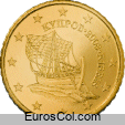 Moneda de 50 centimos de Chipre (1a edicion) Moneda de 50 centimos de Chipre (1a edicion)