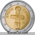 Chipre 2 euros coin (1a edition) Chipre 2 euros coin (1a edition)