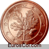 Moneda de 5 centimos de Alemania (1a edicion)
