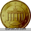 Moneda de 20 centimos de Alemania (1a edicion)