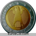 Alemania 2 euros coin (1a edition) Alemania 2 euros coin (1a edition)
