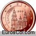 España 1 euro cent coin (1a edition)