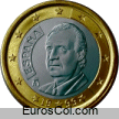 Moneda de 1 euro de España (1a edicion)