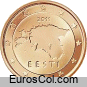 Moneda de 2 centimos de Estonia (1a edicion) Moneda de 2 centimos de Estonia (1a edicion)