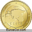 Moneda de 50 centimos de Estonia (1a edicion)