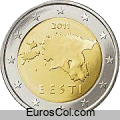 Estonia 2 euros coin (1a edition)