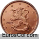 Finlandia 1 euro cent coin (2a edition)