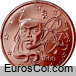 Francia 1 euro cent coin (2a edition) Francia 1 euro cent coin (2a edition)