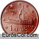 Grecia 1 euro cent coin (1a edition)
