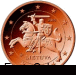 Lituania 1 euro cent coin (1a edition) Lituania 1 euro cent coin (1a edition)