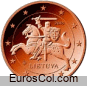 Moneda de 2 centimos de Lituania (1a edicion) Moneda de 2 centimos de Lituania (1a edicion)