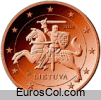 Moneda de 5 centimos de Lituania (1a edicion)