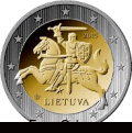 Lituania 2 euros coin (1a edition) Lituania 2 euros coin (1a edition)