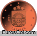 Moneda de 1 centimo de Letonia (1a edicion)