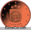 Moneda de 5 centimos de Letonia (1a edicion)