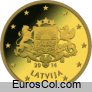 Letonia 10 euro cents coin (1a edition) Letonia 10 euro cents coin (1a edition)