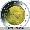 Moneda de 2 euros de Letonia (1a edicion)