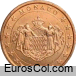 Mónaco 1 euro cent coin (1a edition) Mónaco 1 euro cent coin (1a edition)