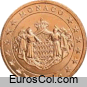 Moneda de 2 centimos de Mónaco (1a edicion) Moneda de 2 centimos de Mónaco (1a edicion)