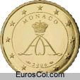 Mónaco 50 euro cents coin (2a edition)