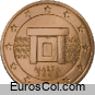 Moneda de 2 centimos de Malta (1a edicion) Moneda de 2 centimos de Malta (1a edicion)