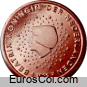 Moneda de 2 centimos de Holanda-Paises Bajos (1a edicion)