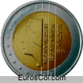 Moneda de 2 euros de Holanda-Paises Bajos (1a edicion)