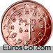 Moneda de 1 centimo de Portugal (1a edicion)