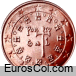 Portugal 1 euro cent coin (1a edition) Portugal 1 euro cent coin (1a edition)