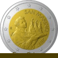 San Marino 2 euros coin (2a edition)