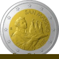 San Marino 2 euros coin (2a edition) San Marino 2 euros coin (2a edition)