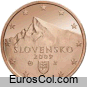 Moneda de 2 centimos de Eslovaquia (1a edicion)