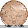 Eslovaquia 5 euro cents coin (1a edition)