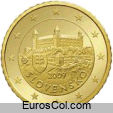 Moneda de 50 centimos de Eslovaquia (1a edicion)